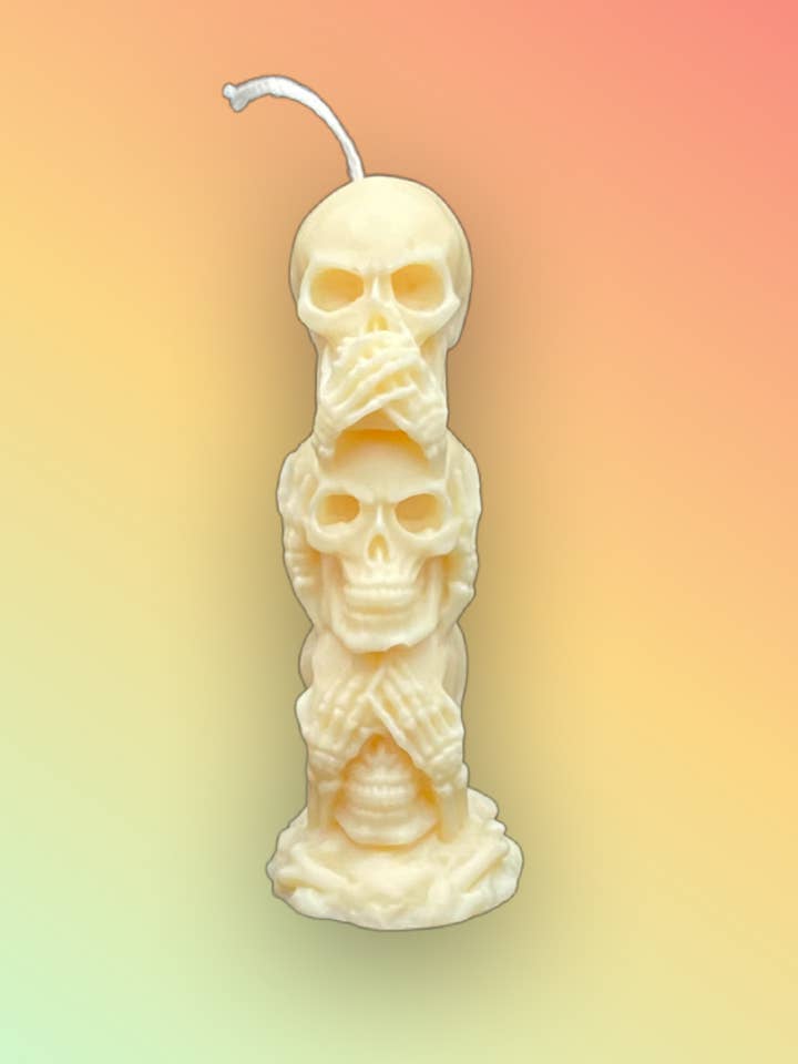 Hoor geen kwaad, spreek geen kwaad, zie geen slechte Skull Candle voor wholesale door LitwLilit