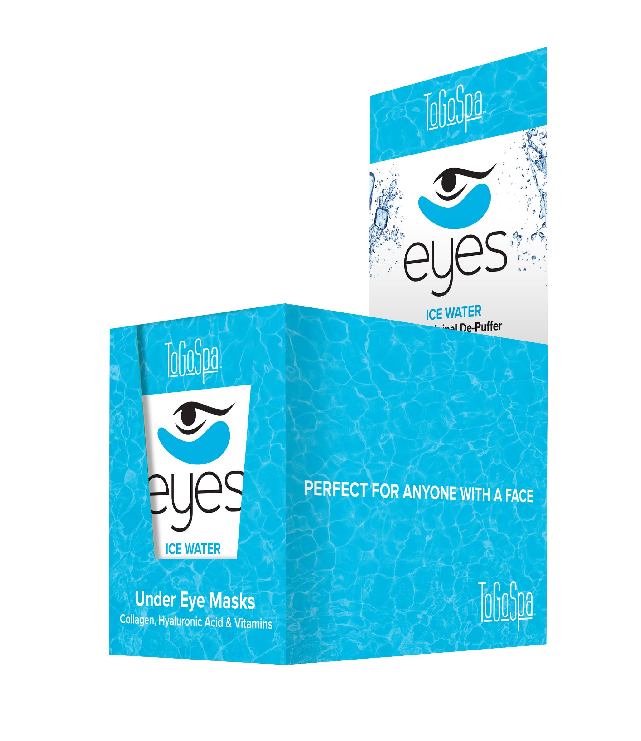 ToGoSpa - Wholesale Eye Treatment Mask - EYES: Ice Water The De-Puffer - 3 pack1