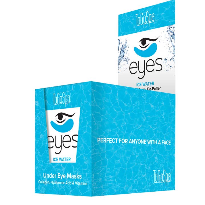 ToGoSpa - Wholesale Eye Treatment Mask - EYES: Ice Water The De-Puffer - 3 pack1