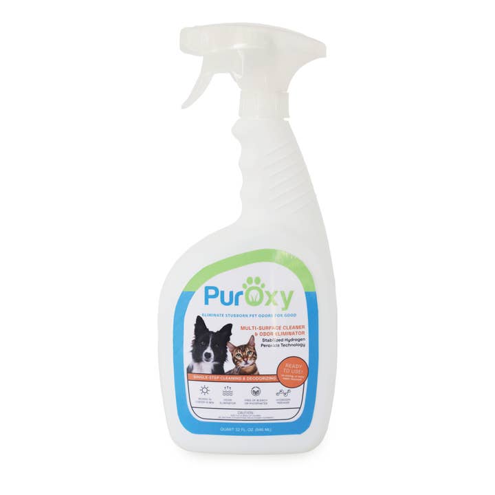 32oz Pet Stain & Odor Eliminator Trigger Spray for wholesale by PurOxy