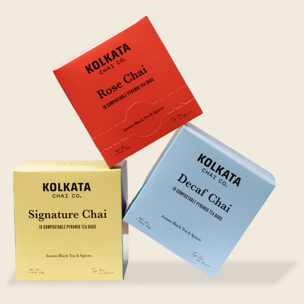 KOLKATA CHAI CO - Wholesale Tea Bags - Masala Chai Tea Bags [Case of 6]8