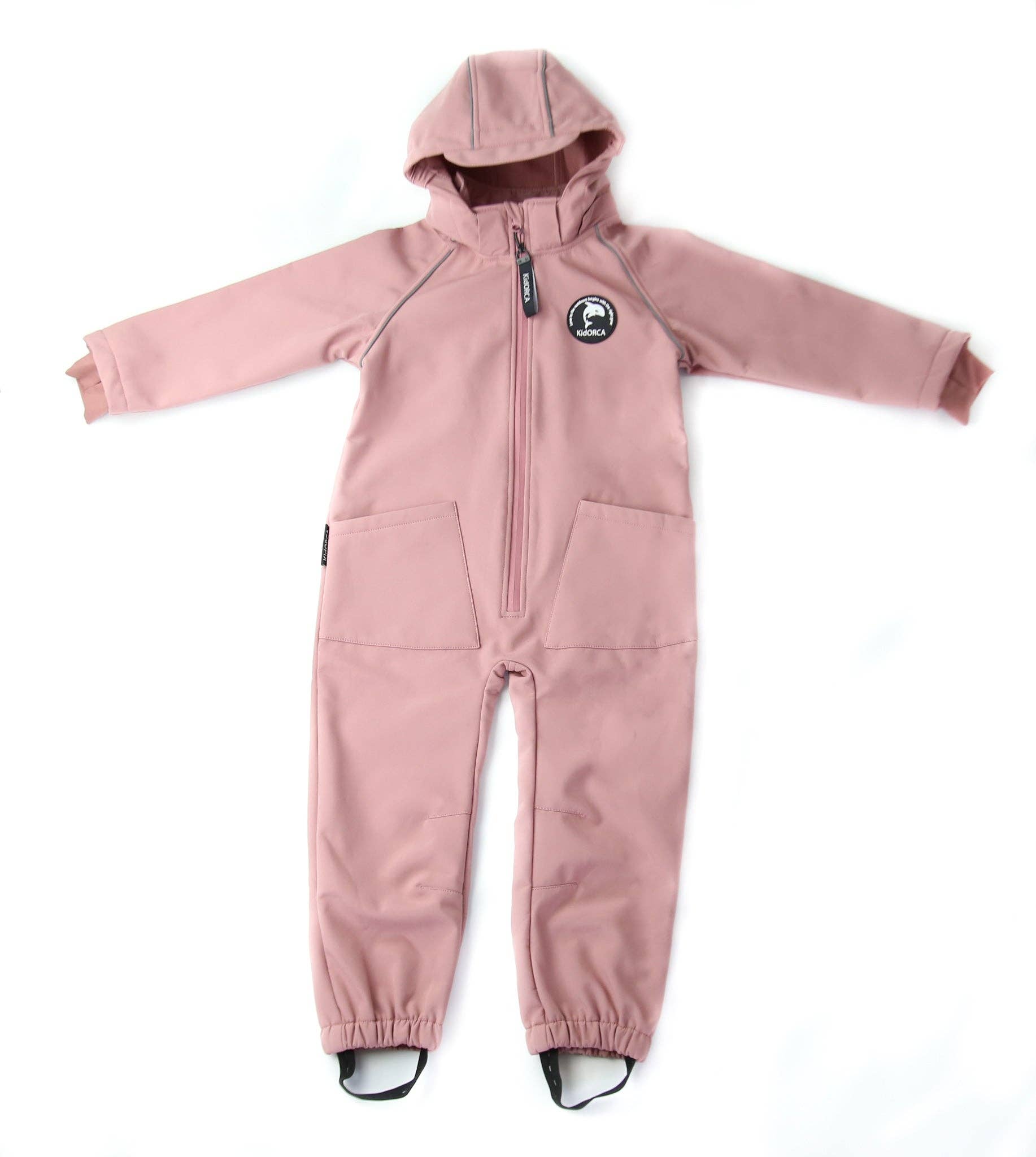 KID.ORCA – wholesale Overalls – Kids – KidORCA Kids Softshell Overall Play Suit _ Ash Rose0