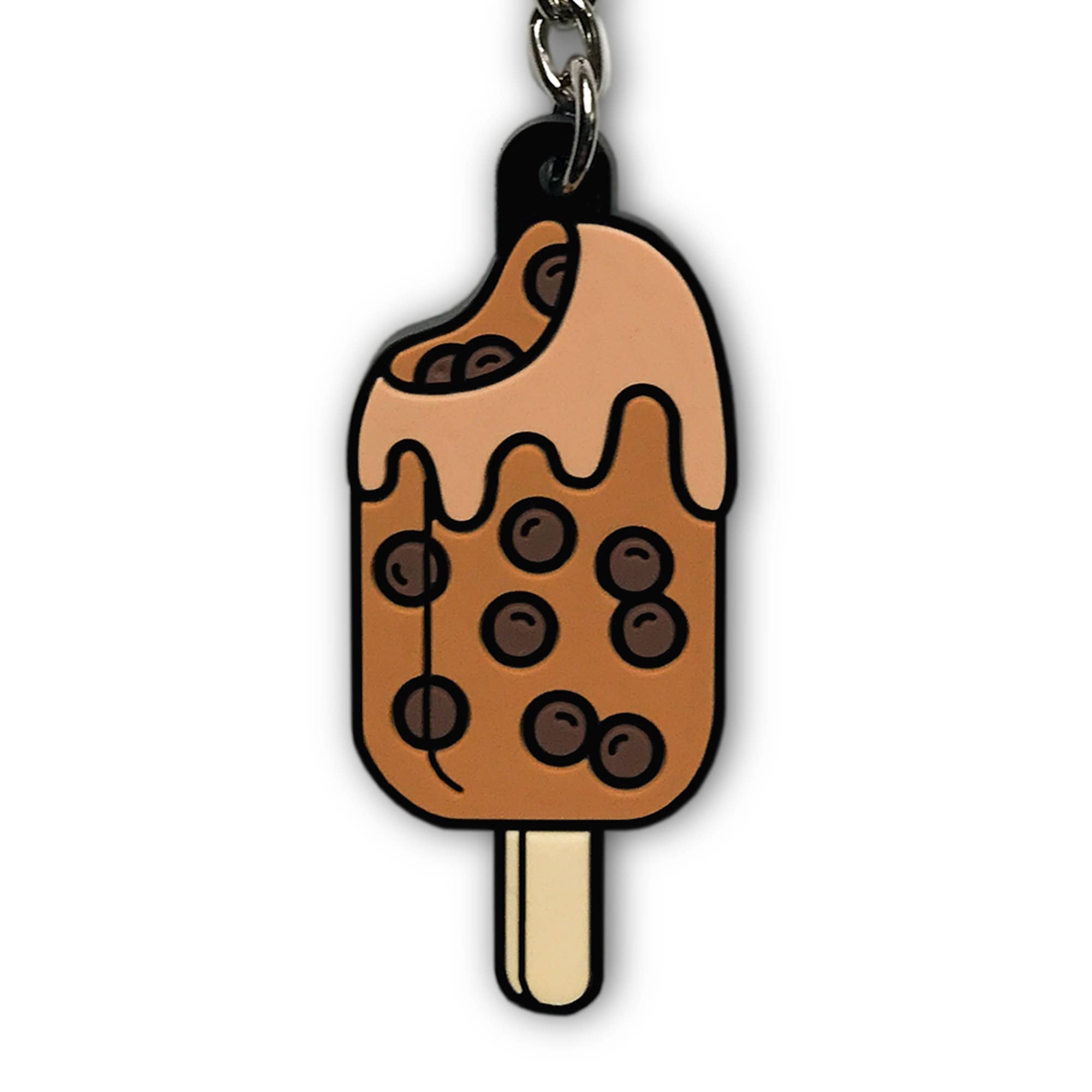 On Point Pins – Großhandel Schlüsselanhänger – Unisex – Brown Sugar Boba Eiscreme Stiel Popsicle Soft PVC Schlüsselbund2