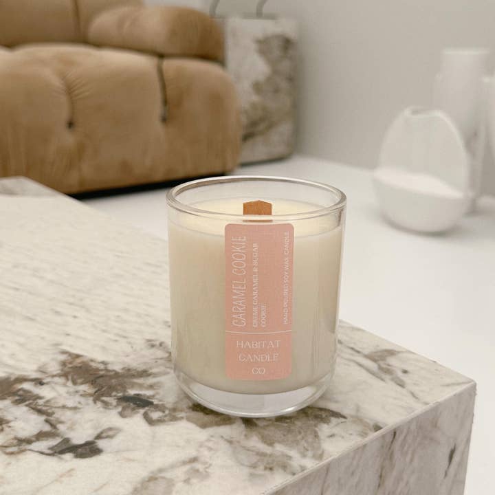 CARAMEL COOKIE - Creme Caramel & Sugar Cookie for wholesale by Habitat Candle Co