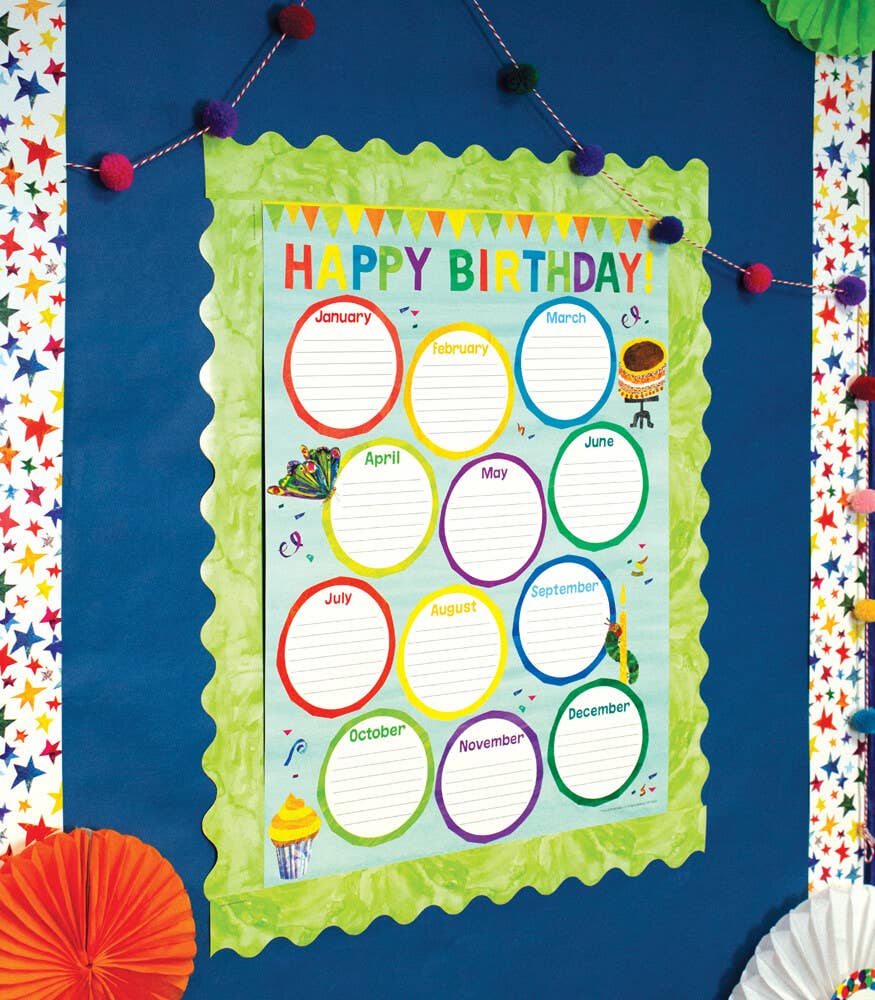 Carson Dellosa Education - Wholesale Poster - World of Eric Carle™ Birthday Chart3