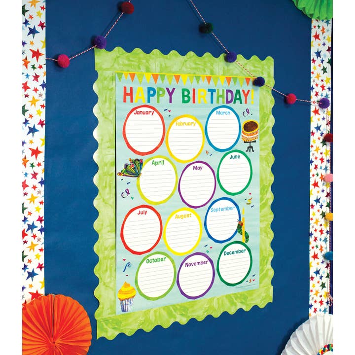 Carson Dellosa Education - Wholesale Poster - World of Eric Carle™ Birthday Chart3