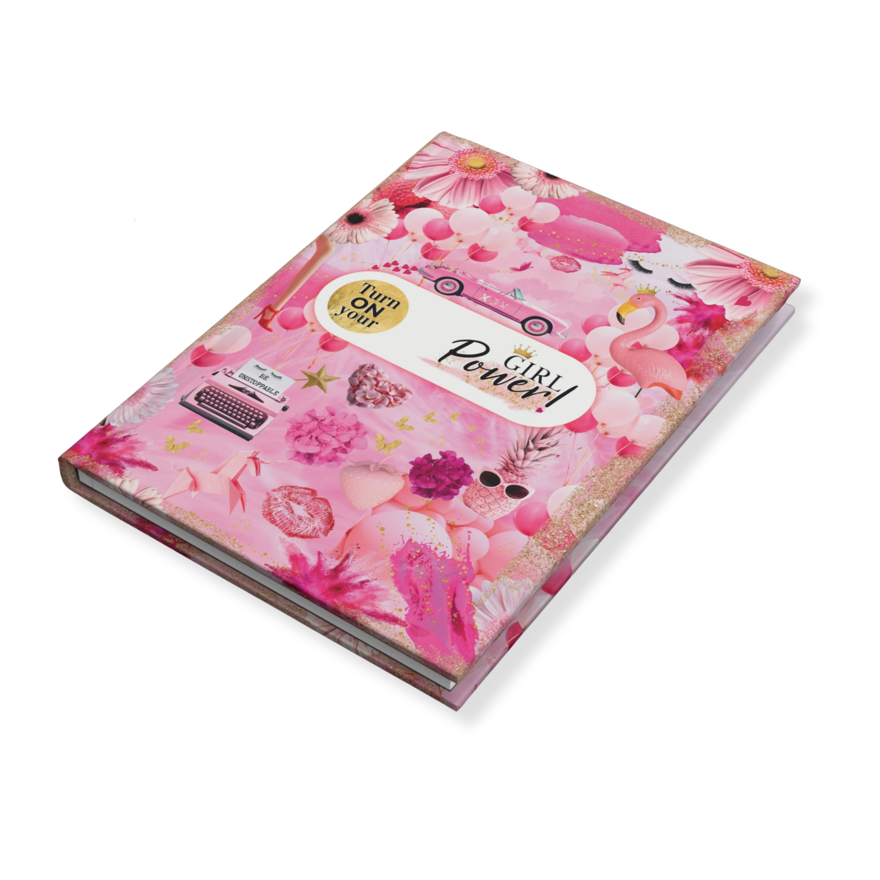 Girl Power 24/7 – Großhandel Tagebuch – Schalte Dein Girl Power Hardcover-Journal ein - Hot Pink5