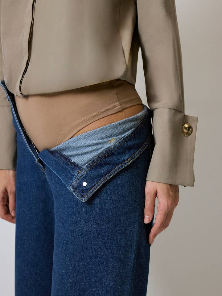 Mink WIDE CUFF SHIRT BODY for wholesale on Faire3