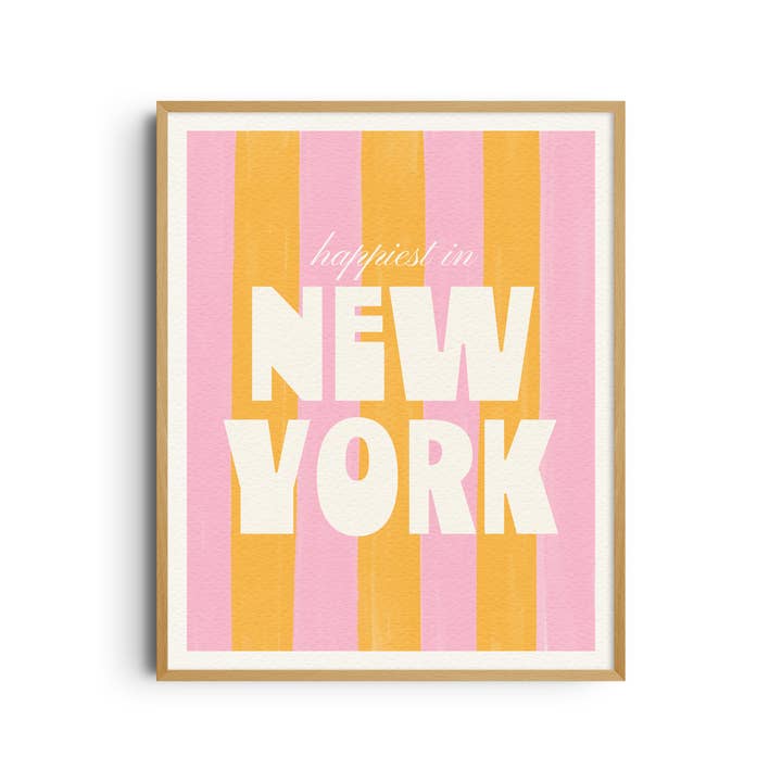 Nixie - Wholesale Art Print - Happiest in New York Art Print3