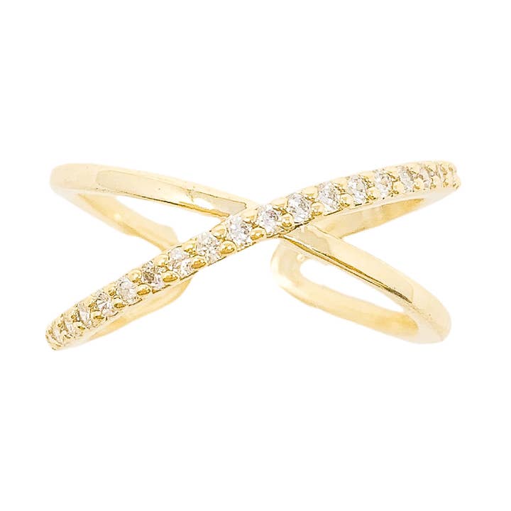 X Ring for wholesale by Wrapped. By Sav