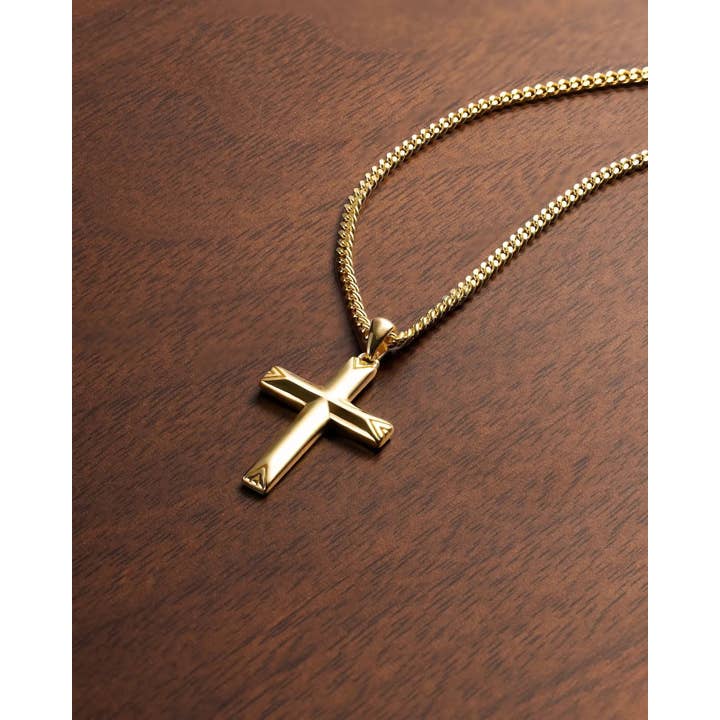 Vincero - Wholesale Pendant/Charm Necklace - Cross Pendant - 14K Gold8