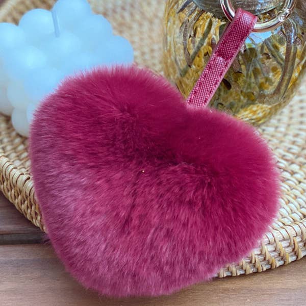 VividLux - Wholesale Keychain - Women's - Heart Shape Bag Charm Keychain6