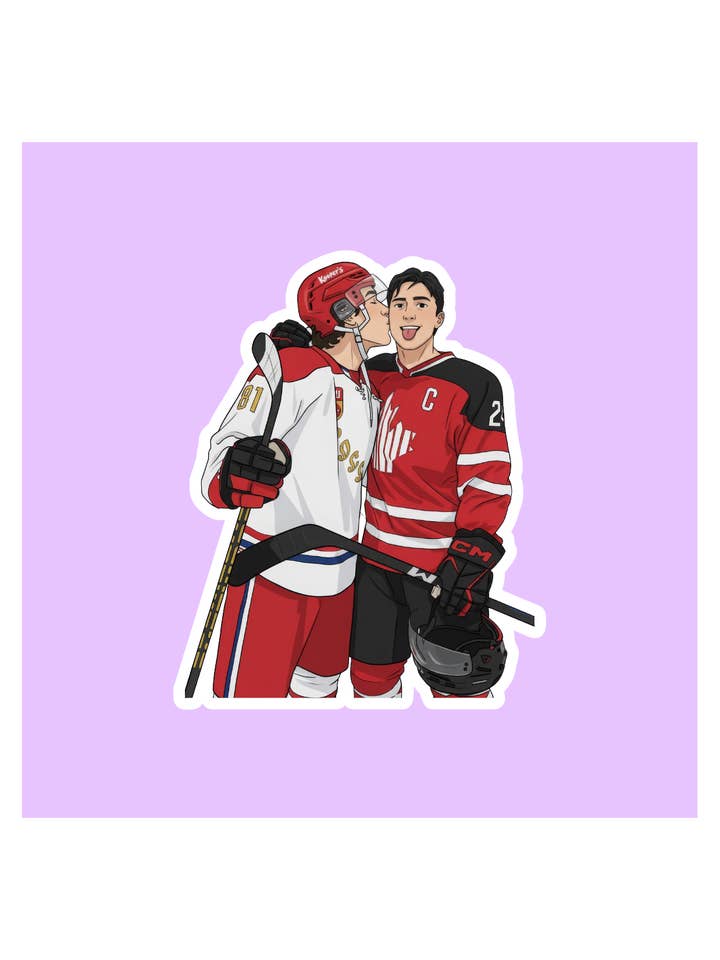 Hollander & Rozanov Together Heated Rivalry Sticker for wholesale by Shadows of Sunshine