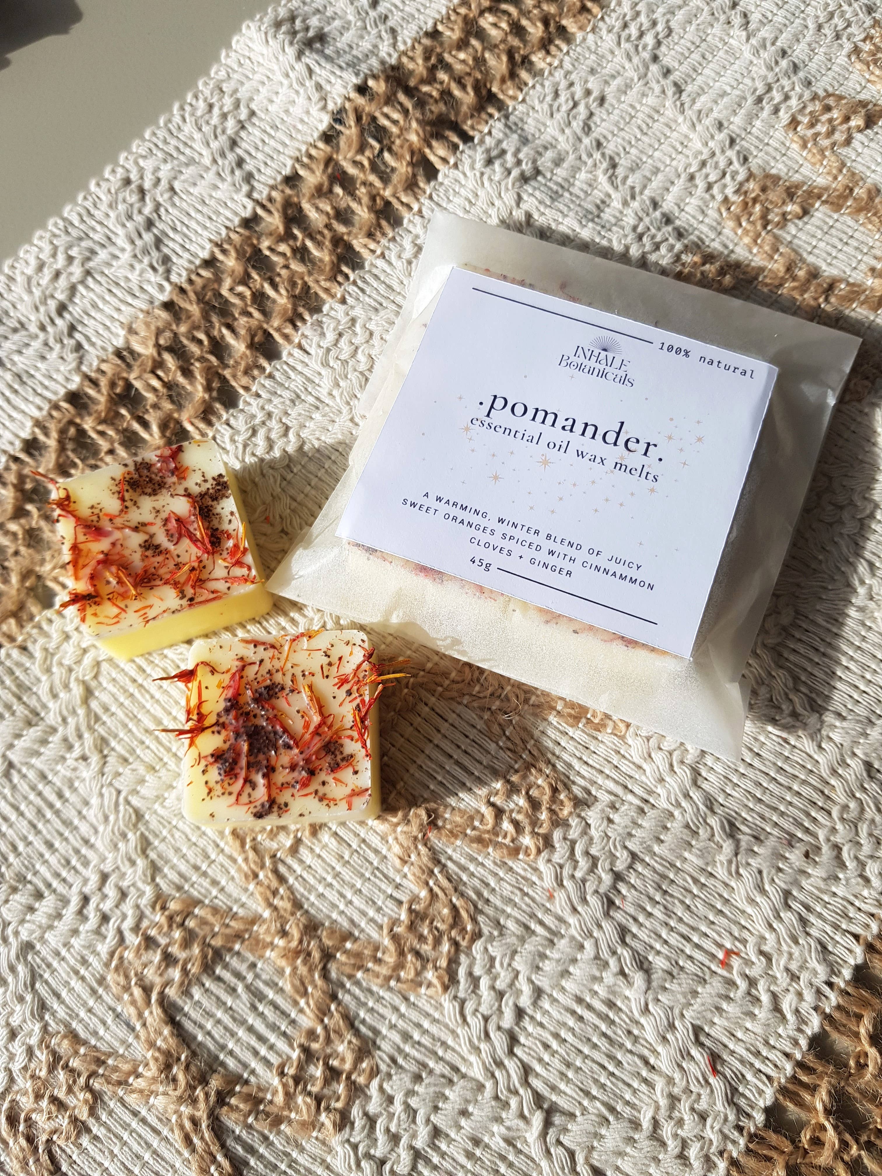 Inhale Botanicals – wholesale Wax melt – Pomander Essential Oil Soy Wax Melts1