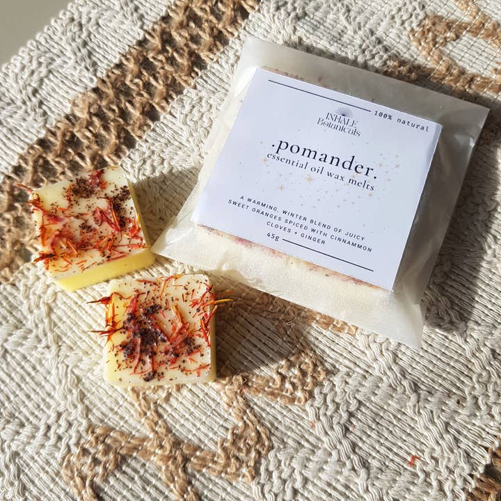 Inhale Botanicals - Wholesale Wax Melt - Pomander Essential Oil Soy Wax Melts1