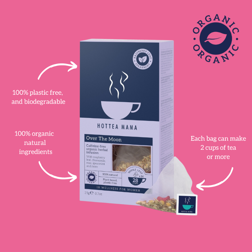 HOTTEA MAMA - Wholesale Health/Detox Tea - Organic Over The Moon2