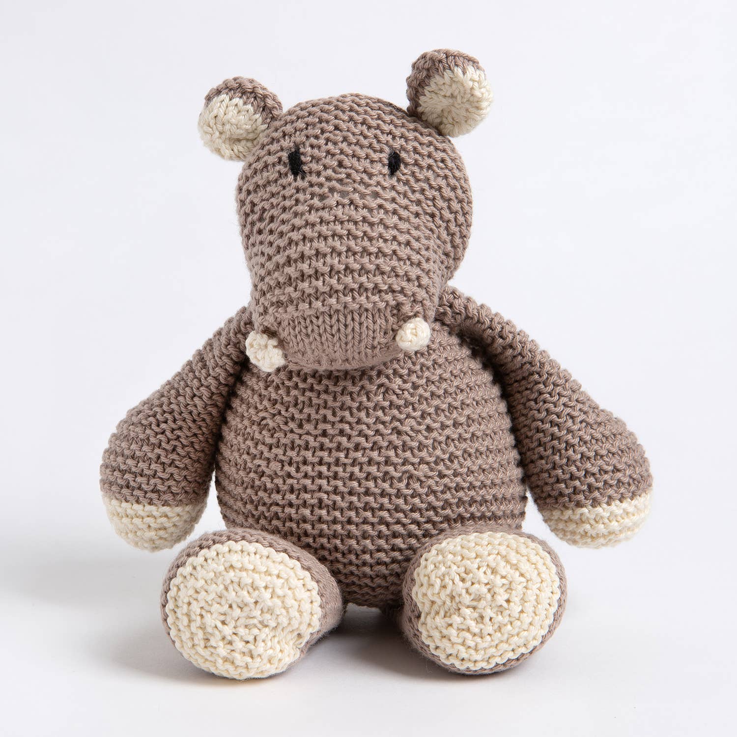 Wool Couture Company - Wholesale Knitting/Crochet Supplies - Sophia The Hippo Easy Cotton Knitting Kit1