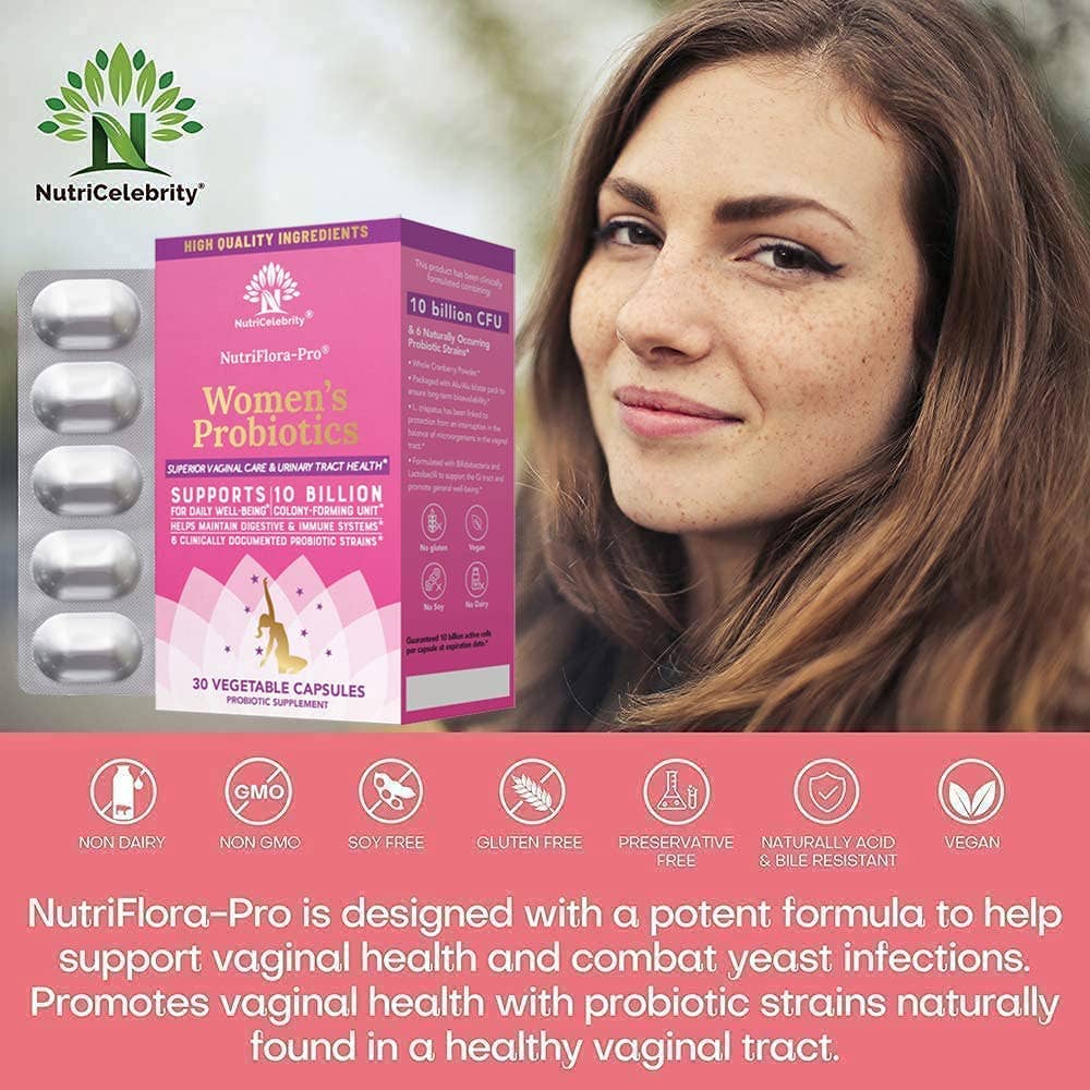 NutriCelebrity - Wholesale Oral Supplement/Vitamin - NutriFlora-Pro® (30 capsules) - Wholesale5