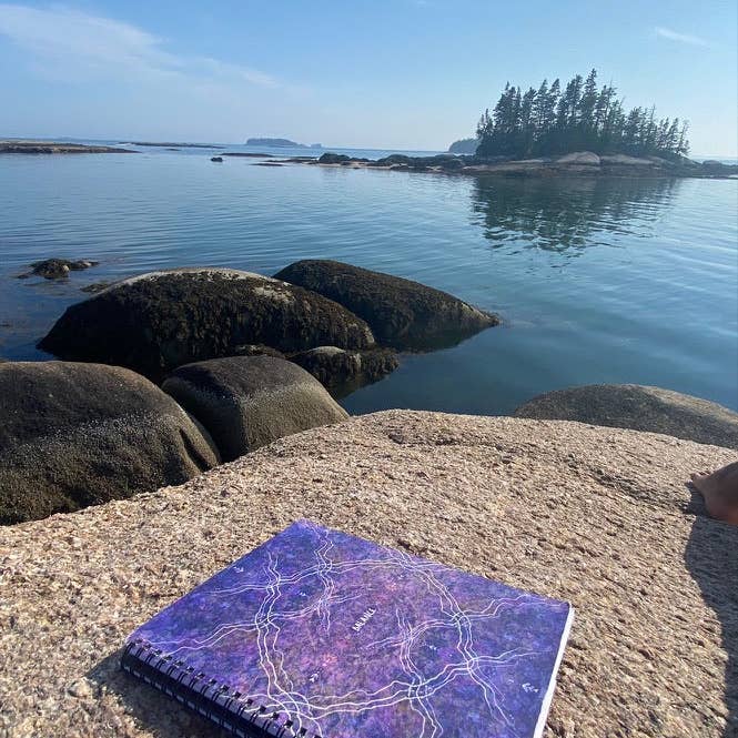 "equilibra tu mierda" - serie: estás en casa, cuaderno de papel para venta al por mayor de DOEQUO