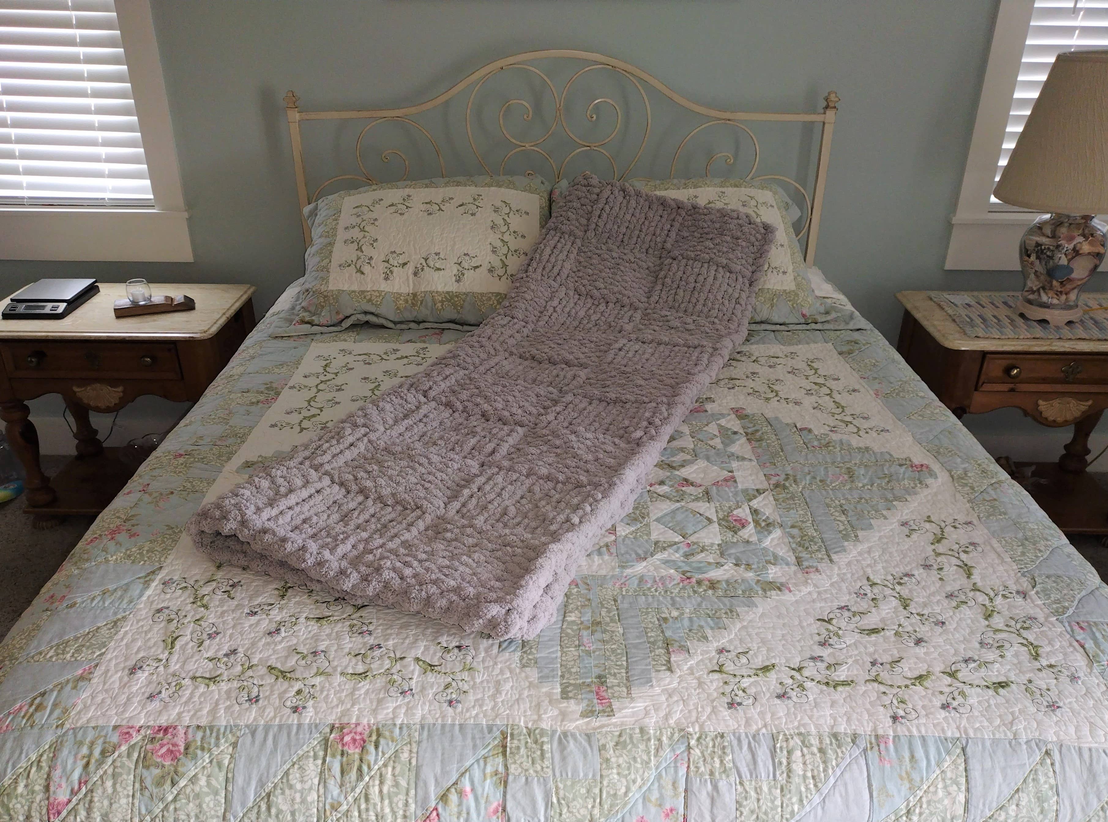 Outer Banks Treasure – wholesale Prydnadsfilt – Chunky sticka kasta filt med korg väva Design6