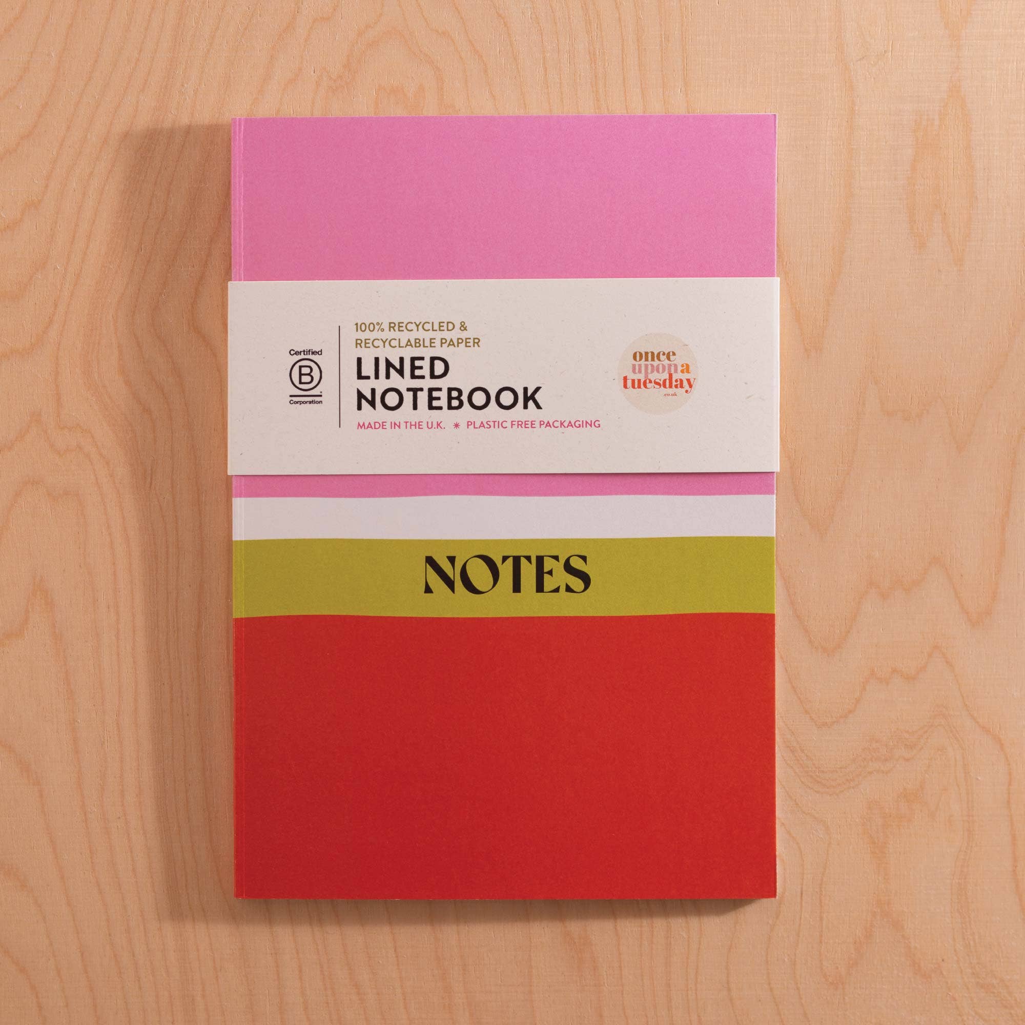 Good Tuesday (Once Upon a Tuesday) - Wholesale Notebook - A5 Lined Notebook | Cherry Colour Block2