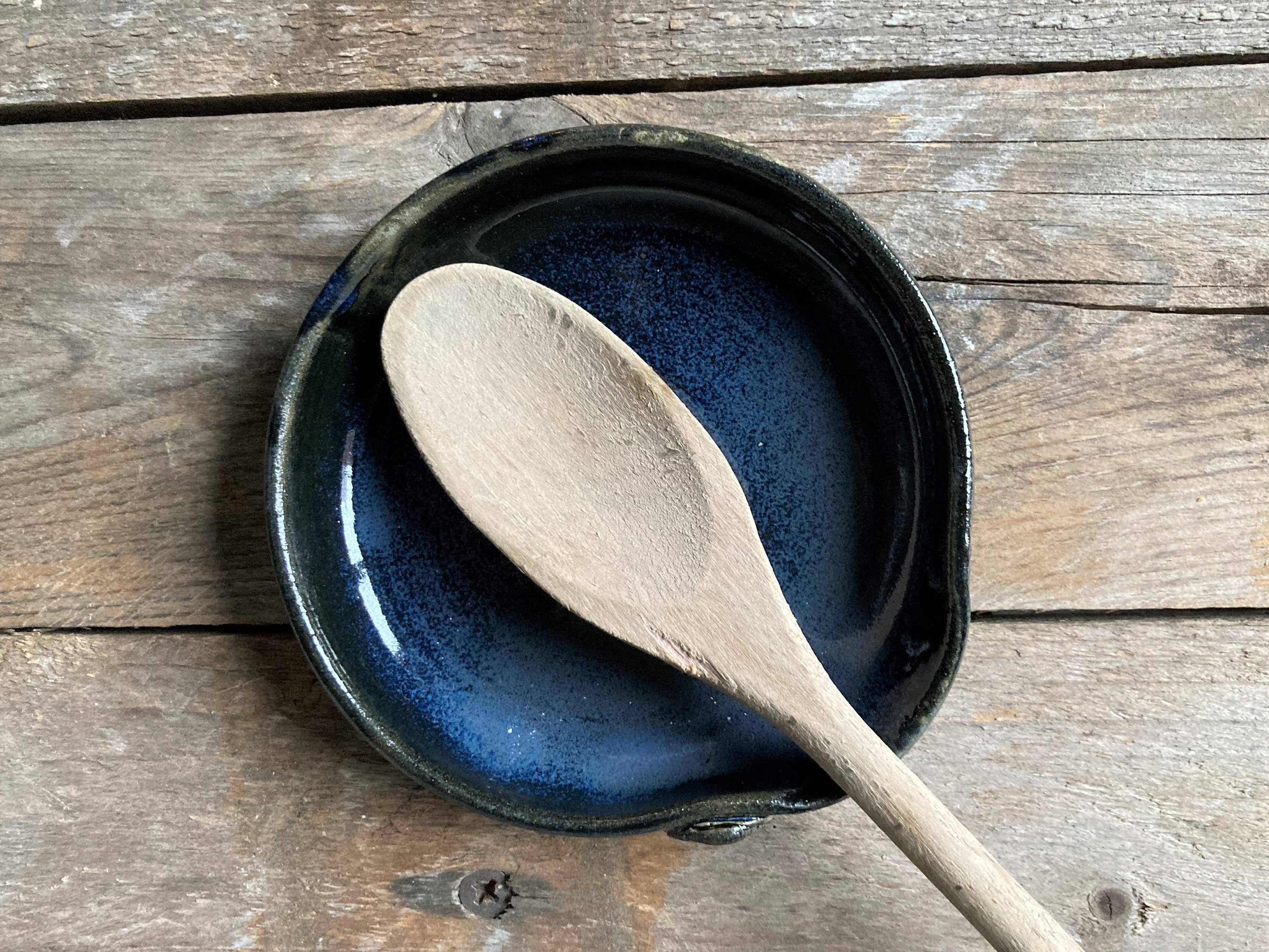 L'Officina – Engroshandel Skeholder – Blå skeholder i stentøj0