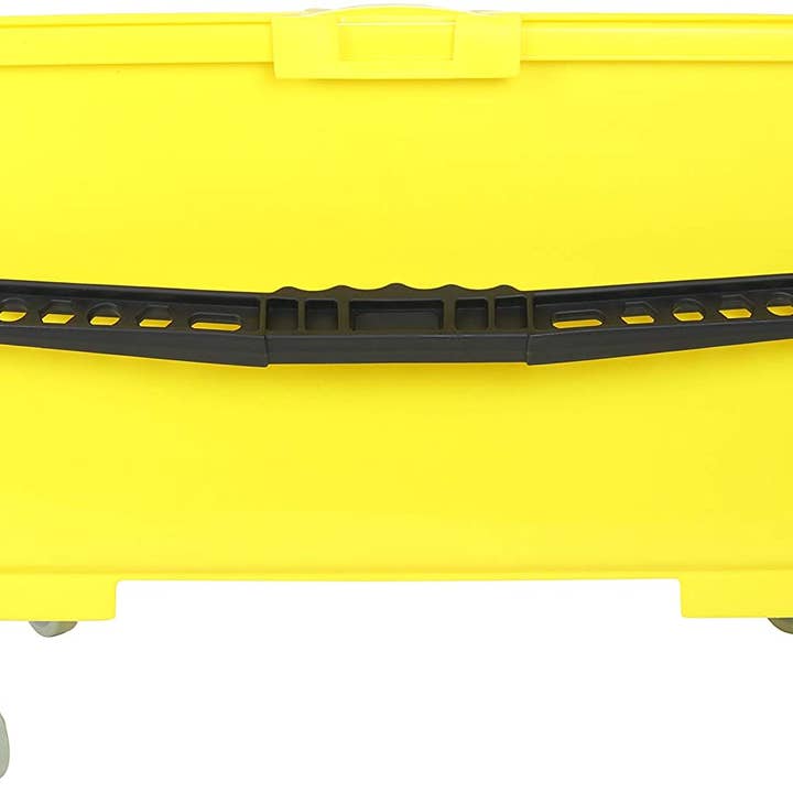 Arkwright Home - Wholesale Mop - Flat Mop Bucket - 6 Gallons with Ergonomic Handle - Yellow2