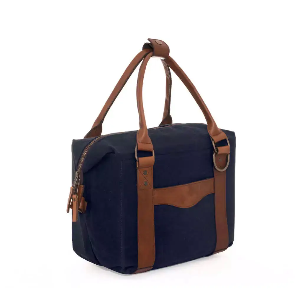 Mission Mercantile Leather Goods – Engroshandel Køletaske – Hvid Wing Voksbehandlet lærred Cooler16