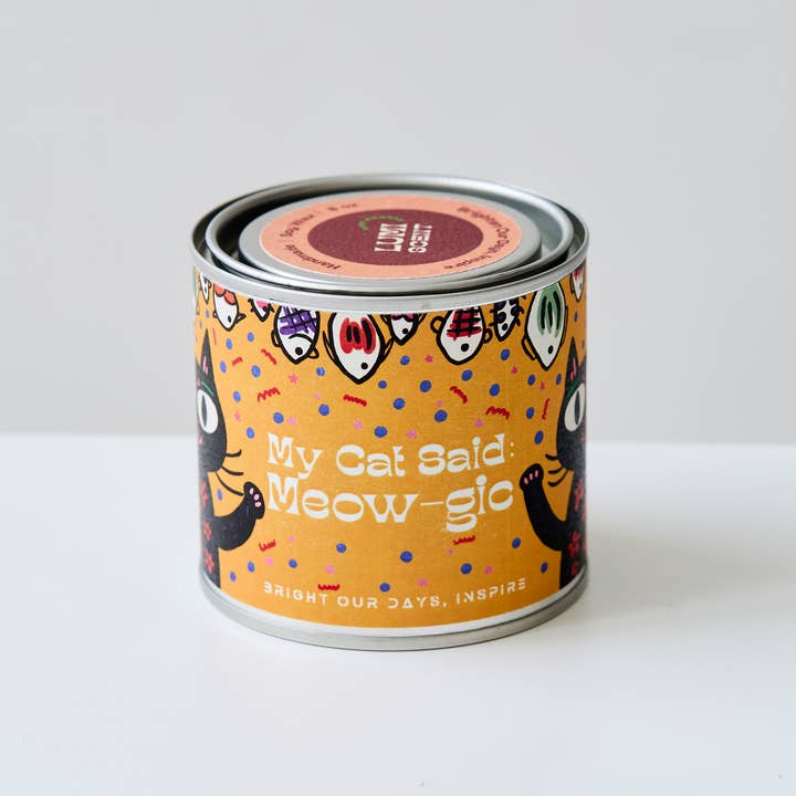 Bodi Candle – wholesale Burkljus – Mjau-gisk Charm | Mjau Mjau Planet | Gul