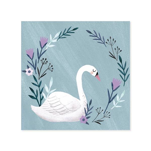Up With Paper - Wholesale Everyday Greeting Card - Swan Lake Pop-Up Card1