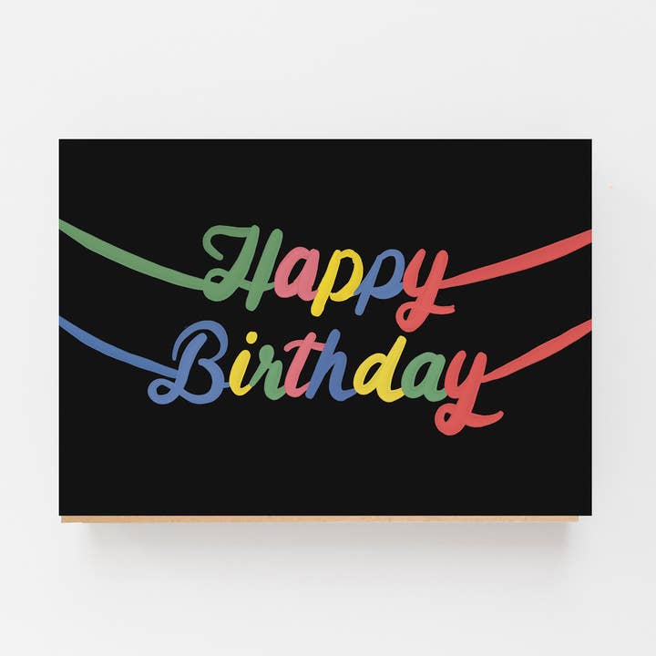 Grattis på födelsedagen Färgglada banner för wholesale av Lomond Paper Co