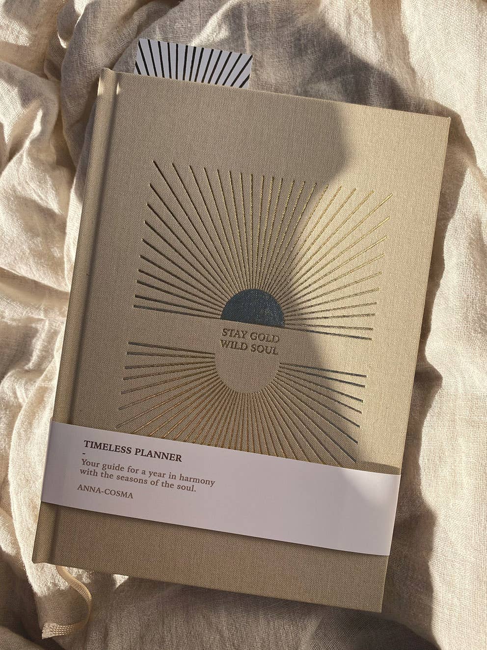 Anna Cosma - Wholesale Planner - STAY GOLD WILD SOUL - TIMELESS PLANNER CALENDAR - BEIGE 20269