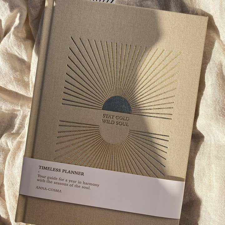Anna Cosma - Wholesale Planner - STAY GOLD WILD SOUL - TIMELESS PLANNER CALENDAR - BEIGE 20269