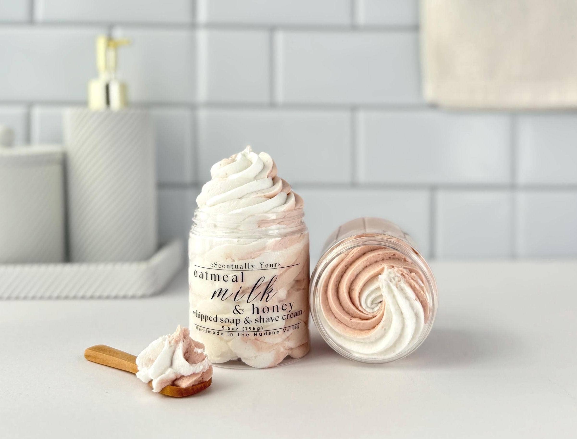 eScentually Yours - Wholesale Whipped Soap - Oatmeal Milk & Honey Whipped Soap & Foaming Sugar Scrub1