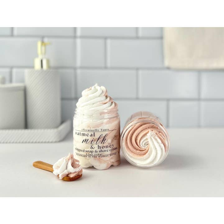 eScentually Yours - Wholesale Whipped Soap - Oatmeal Milk & Honey Whipped Soap & Foaming Sugar Scrub1