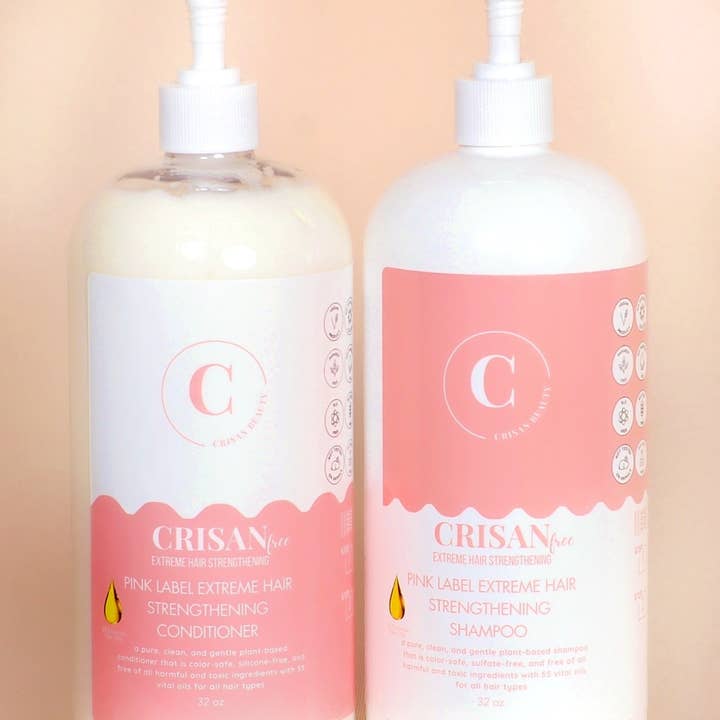 CRISAN Free: Sulfate-Free Shampoo & Silicone-Free Conditioner | PINK LABEL for wholesale by CRISAN Beauty