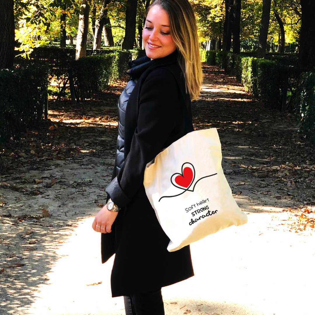 hello-bags - Vente Tote bag – femme - SAC FOURRE-TOUT (SAC EN TISSU) « SOFT HEART »14