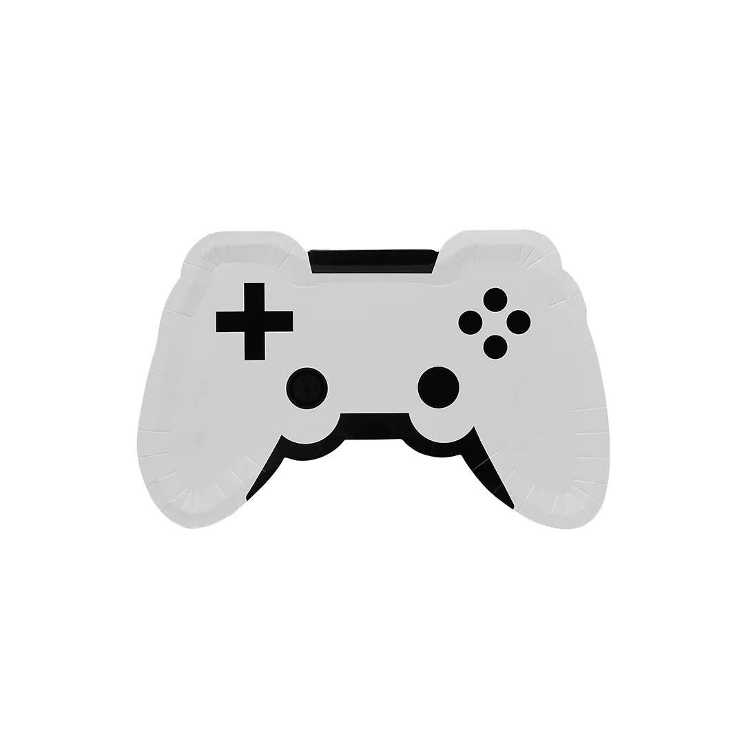 Hootyballoo by Club Green - Wholesale Disposable Plate - Game Controller Paper Plate 8 Pack1