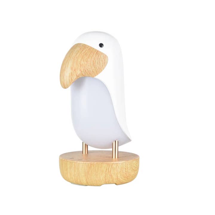 huemabe (All Import Duties Covered) - Vendita all'ingrosso Luci notturne - Luce notturna a LED Toucan Bird ricaricabile tramite USB | Lampada da tavolo1
