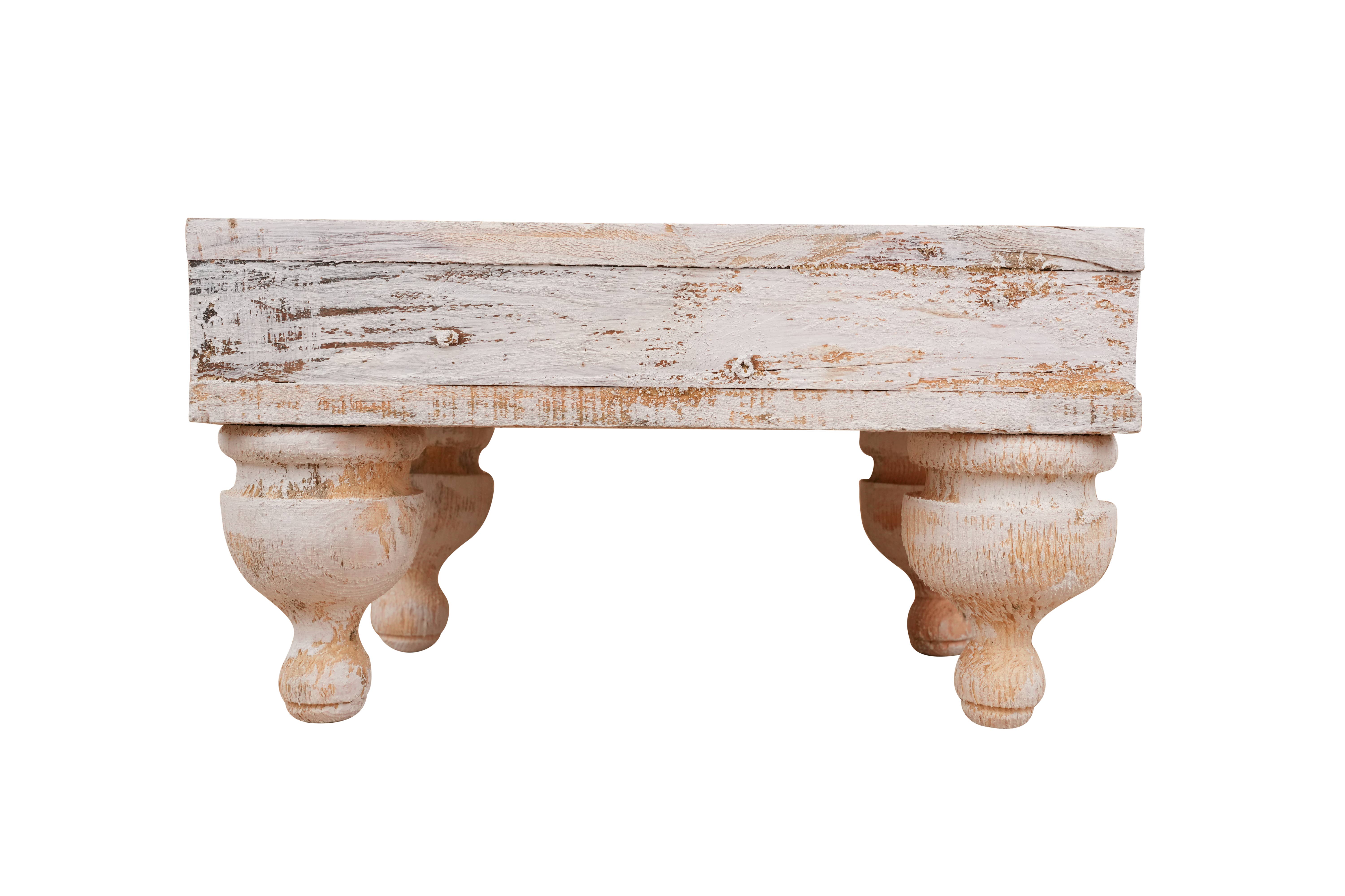 My Amigos Imports - Wholesale Retailer Display - Accessories -  Chula Cake Table Set-Display-Reclaimed Wood-Set 3-White
12