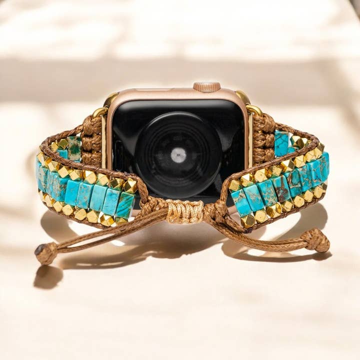 Cape Diablo - Wholesale Watch band/strap – Women's - Bold Turquoise Apple Watch Strap1