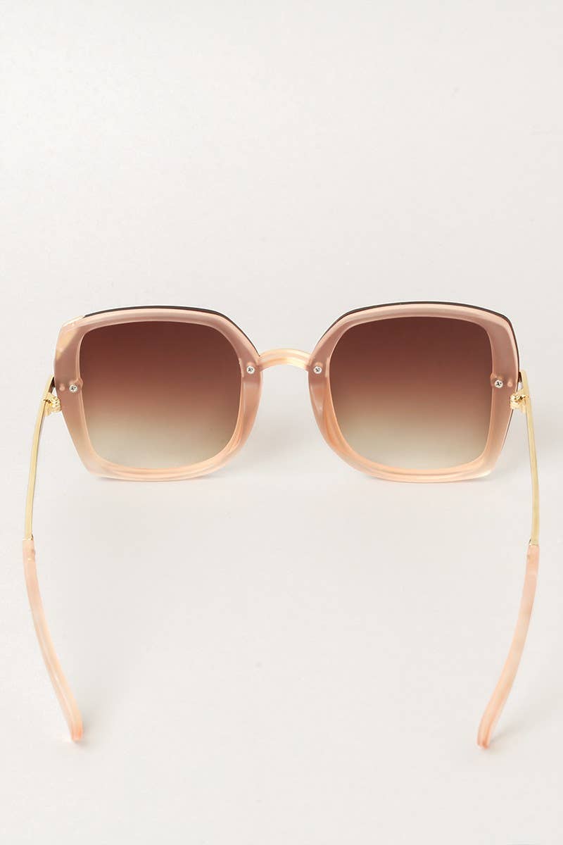  ASSORTED COLOR Women's Square Sunglasses with Rhinestone for wholesale on Faire8