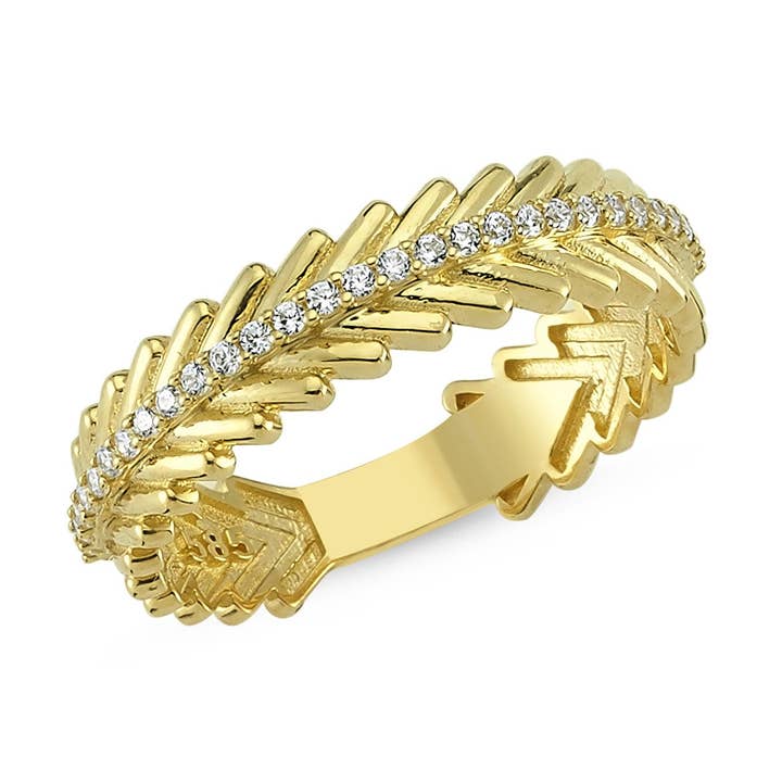 PLUME GULDRING för wholesale av Sestra Jewelry