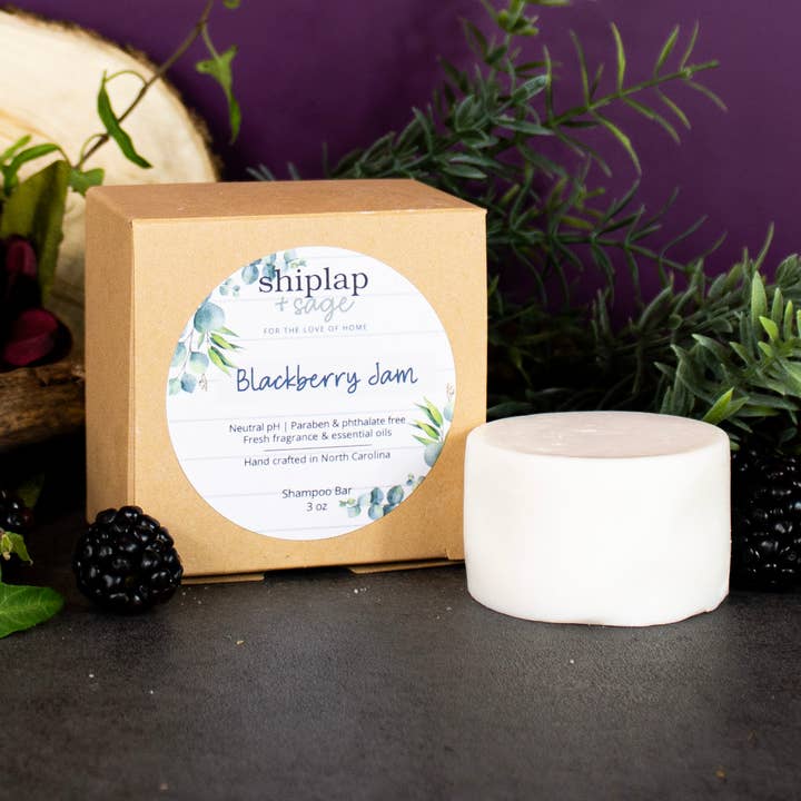 Blackberry Jam - Shampoo Bar for wholesale by Shiplap and Sage