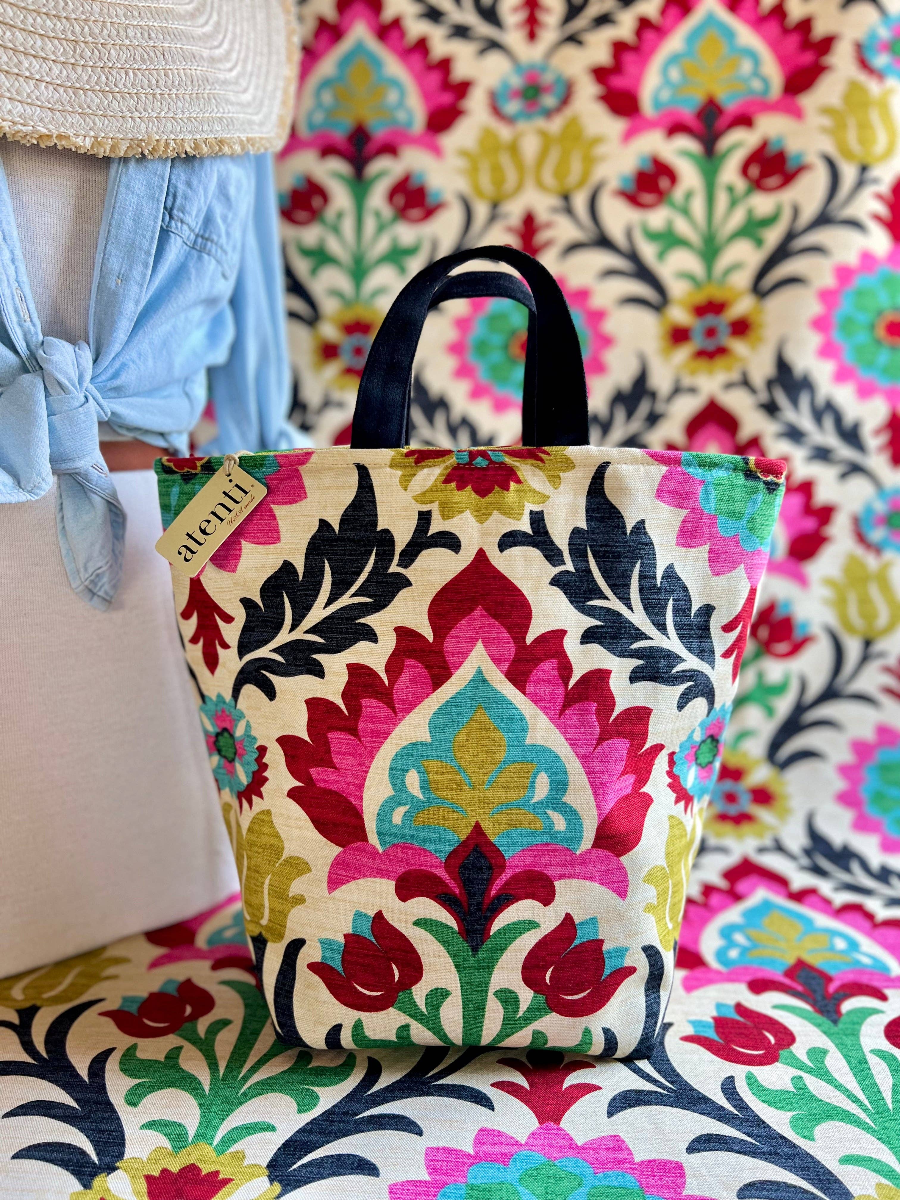 Atenti – wholesale Korg – Projektväska för stickning och virkade arrangörer: Santa Maria Hope Basket0