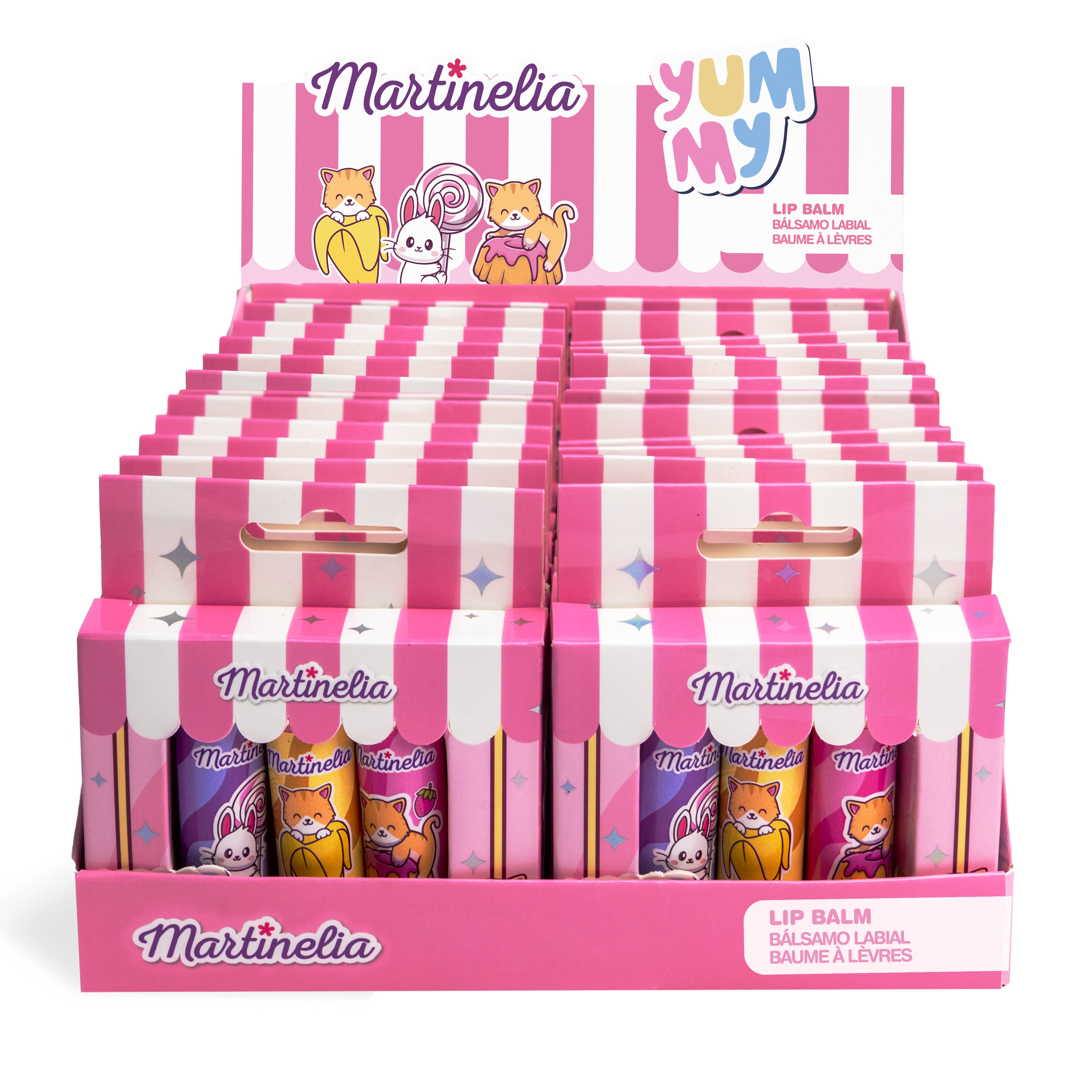 Aquarius Cosmetic SLU - Wholesale Kids Makeup - Kids - MARTINELIA YUMMY LIP BALM TRIO1