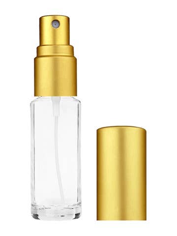 Best Bottles - Wholesale Atomizer Bottle - Cylinder Clear Bottle with Sprayer-5ml (Multiple Cap Colors)8