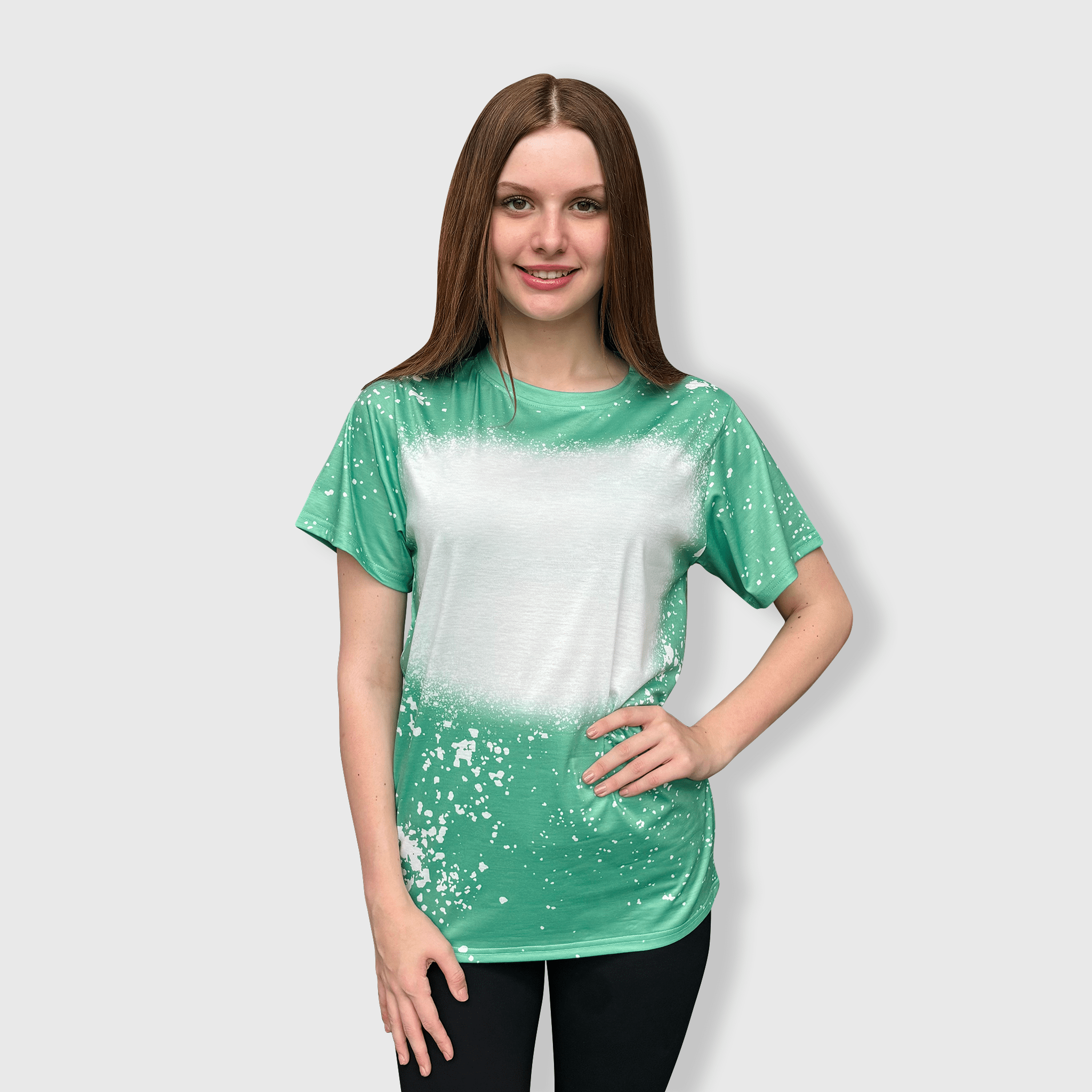 ILTEX Apparel - Wholesale T-Shirt - Women's - FAUX Bleached Tees - Adult1