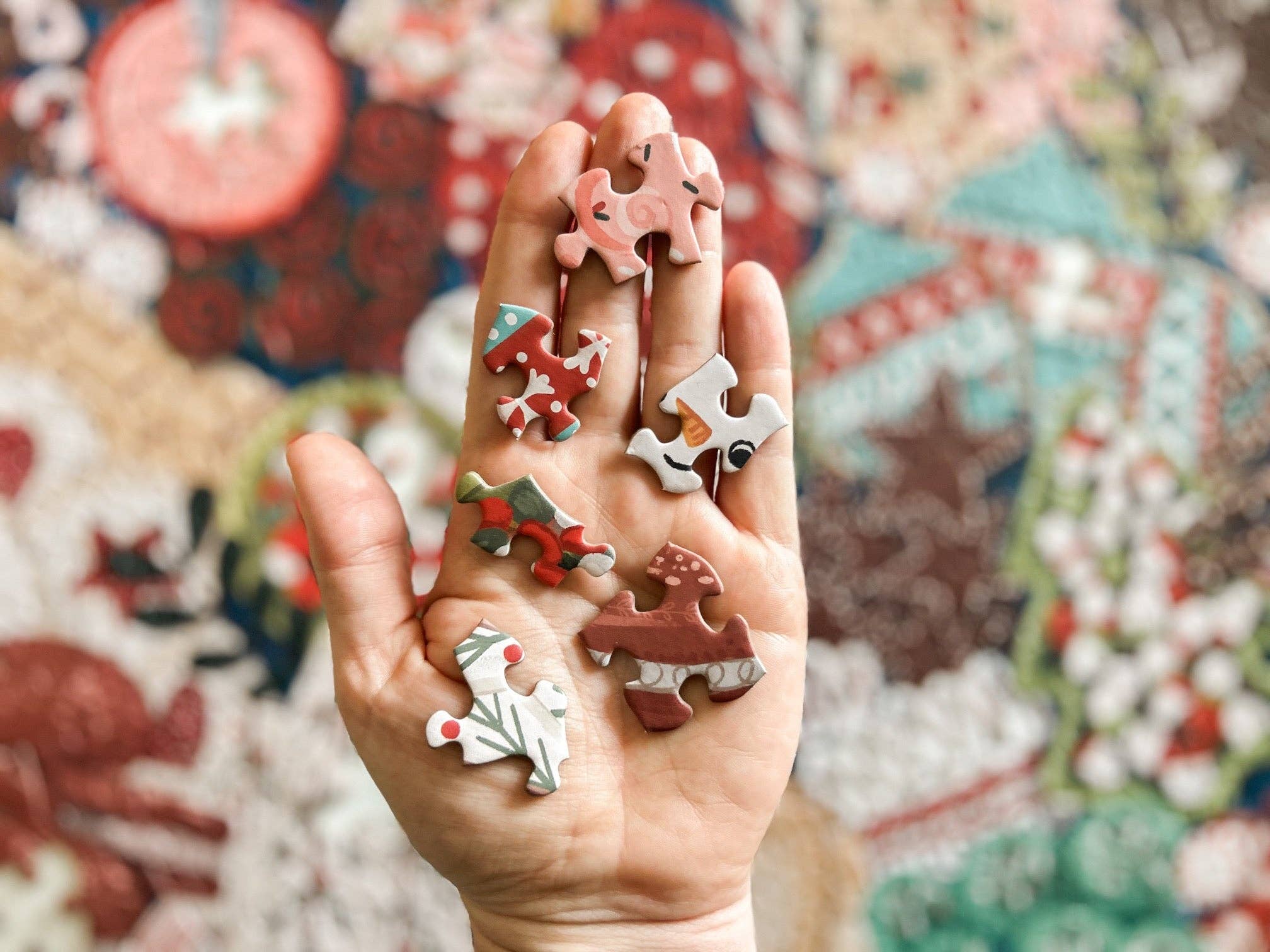 Spaghetti Tree Puzzles and Games – Puzzle - Adulto por atacado – Puzzle de Biscoitos de Natal 500 Peças5