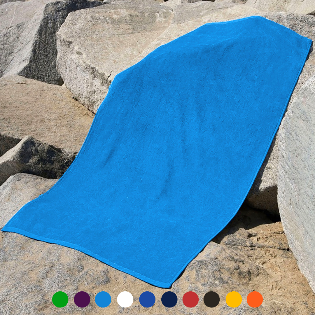 Pro Towels - Vente Serviette de plage - Serviette de plage Jewel Collection : 100 % velours de coton (0,83 lb)1